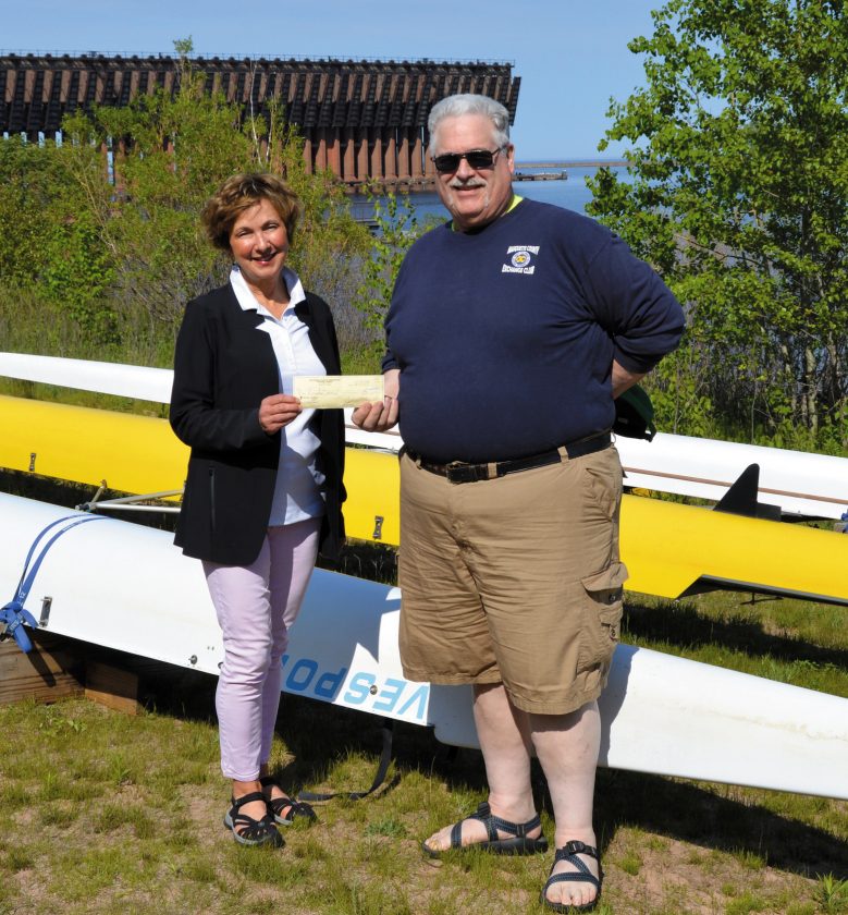 Exchange Club donates to Upper Peninsula Community Rowing Club | News ...